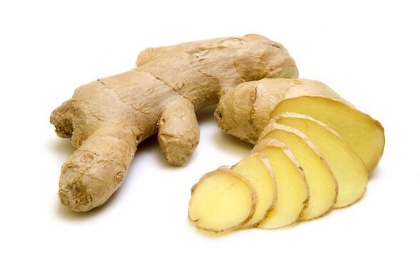 Ginger root for potency