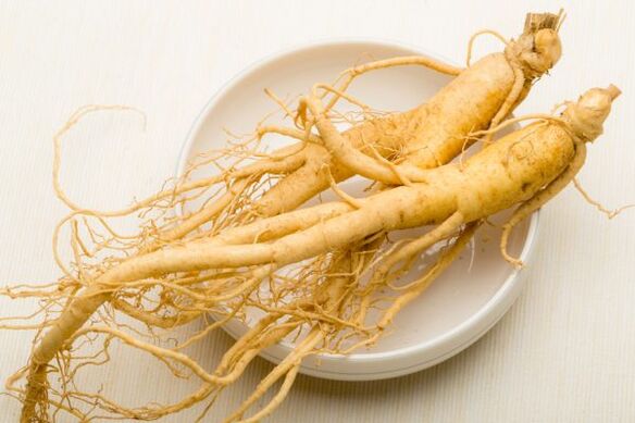 Ginseng root for potency