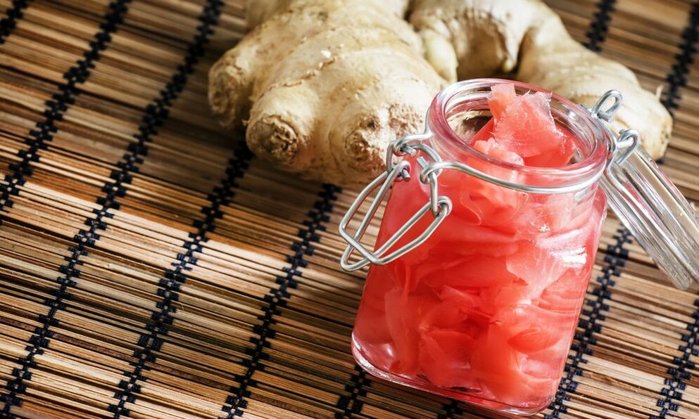 pickled ginger root for strength